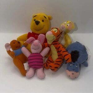 Winnie the Pooh and Friends Plushies - Set of 6